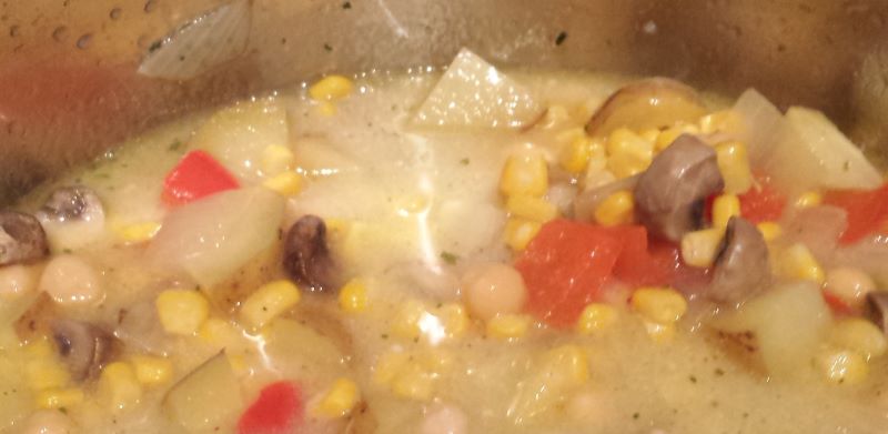 roasted vegetable chowder healthy recipe