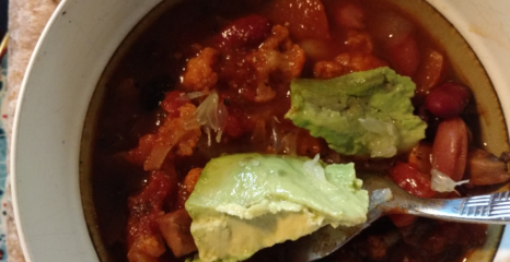 vegetable mushroom chili healthy recipe