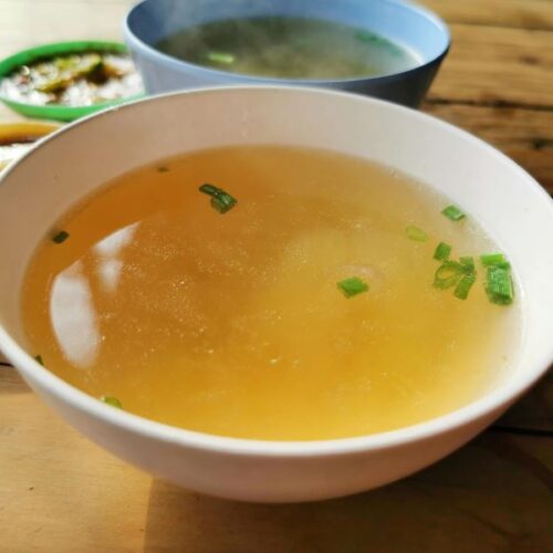 bone broth with astragalus healthy recipe