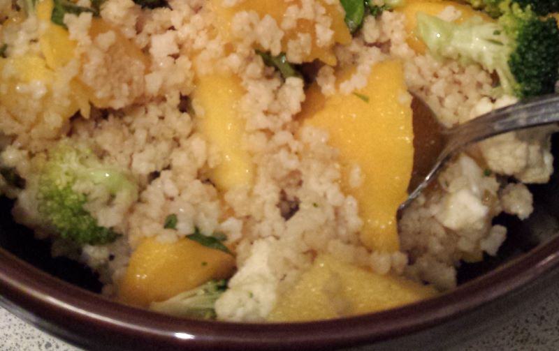 mango millet salad healthy recipe